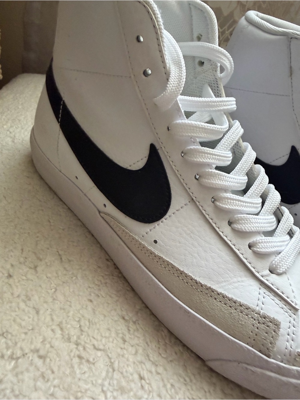 Nike Blazer Mid'77 Vintage white black Sneakers - Picture 5 of 14